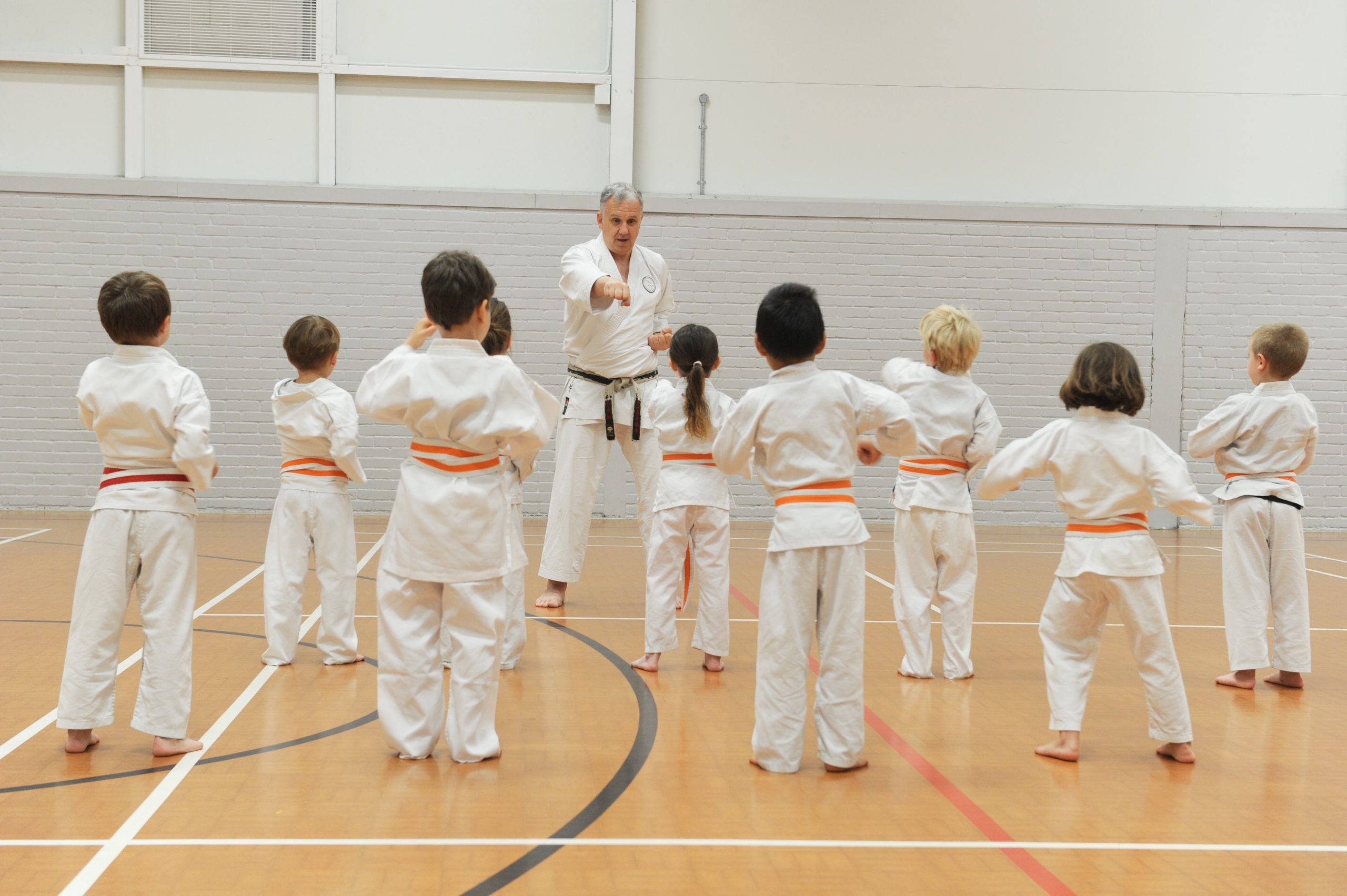 Little Tigers karate classes in Sevenoaks for children aged 4 to 6